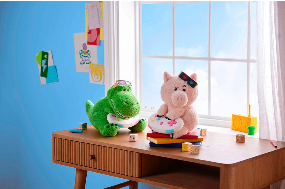 Miniature : Tirelire cochon en peluche Hamm, grande taille, jeu Toy Story Rex