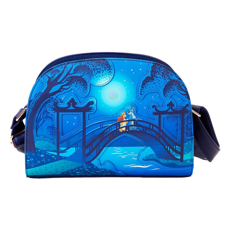Miniature : Disney par Loungefly - La Belle et le Clochard - Sac de coursier Édition Limitée.
