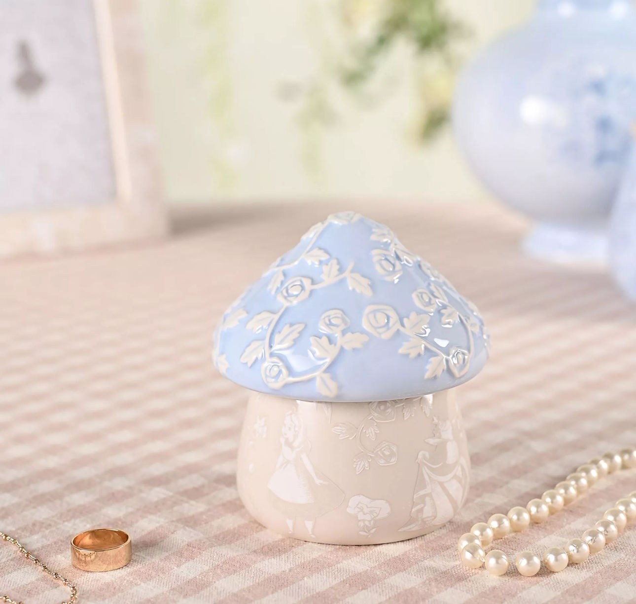 Alice im Wunderland -  Schmuckkästchen & Deko Pilz - Disney Dream Kollektion 