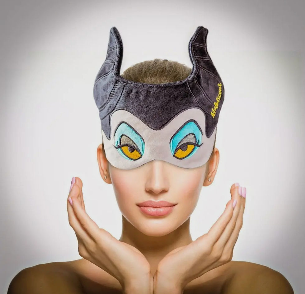 Miniature : Masque de sommeil Maléfique des méchants Disney - Édition Halloween