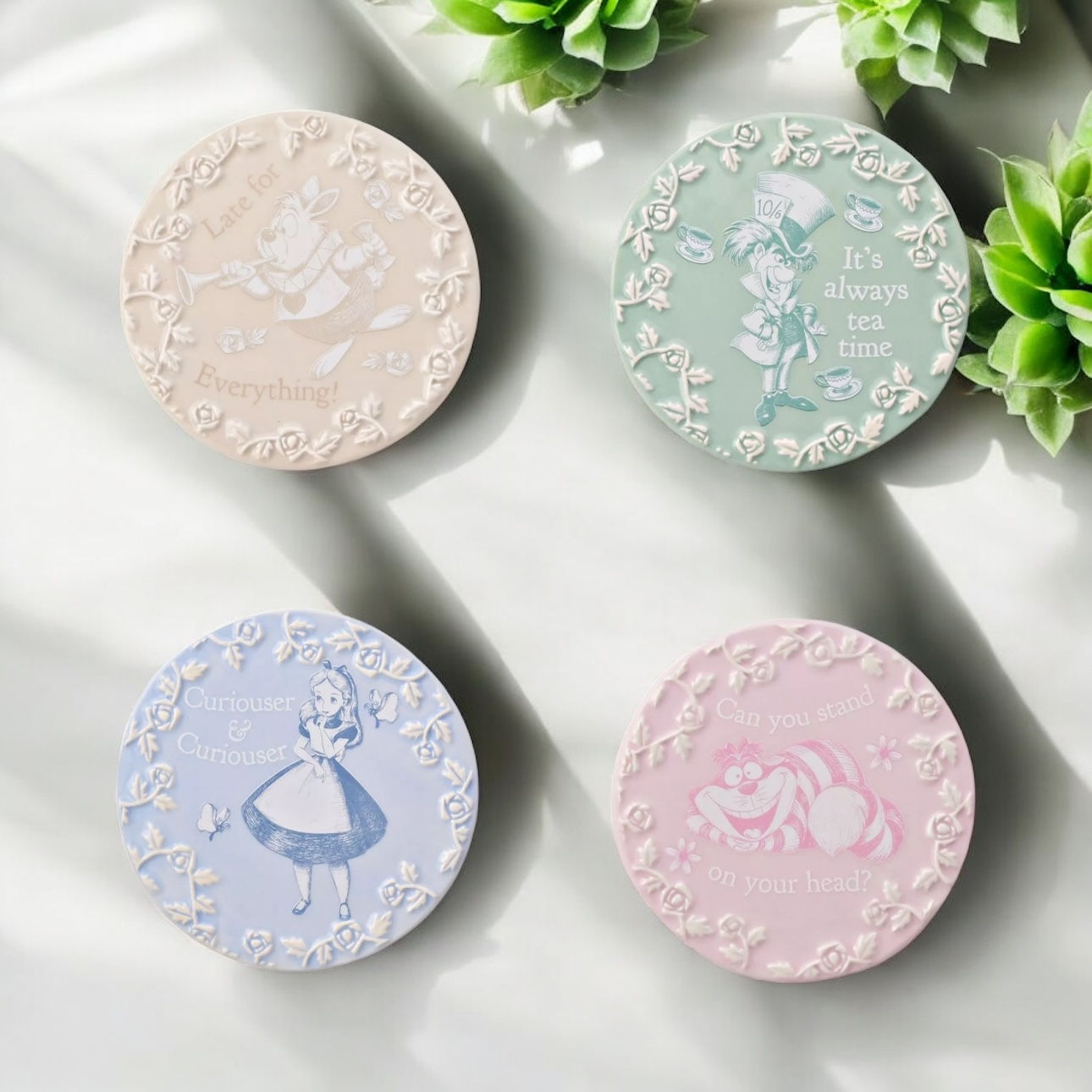 Alice im Wunderland -  Untersetzer 4er Set - Disney Dream Kollektion
