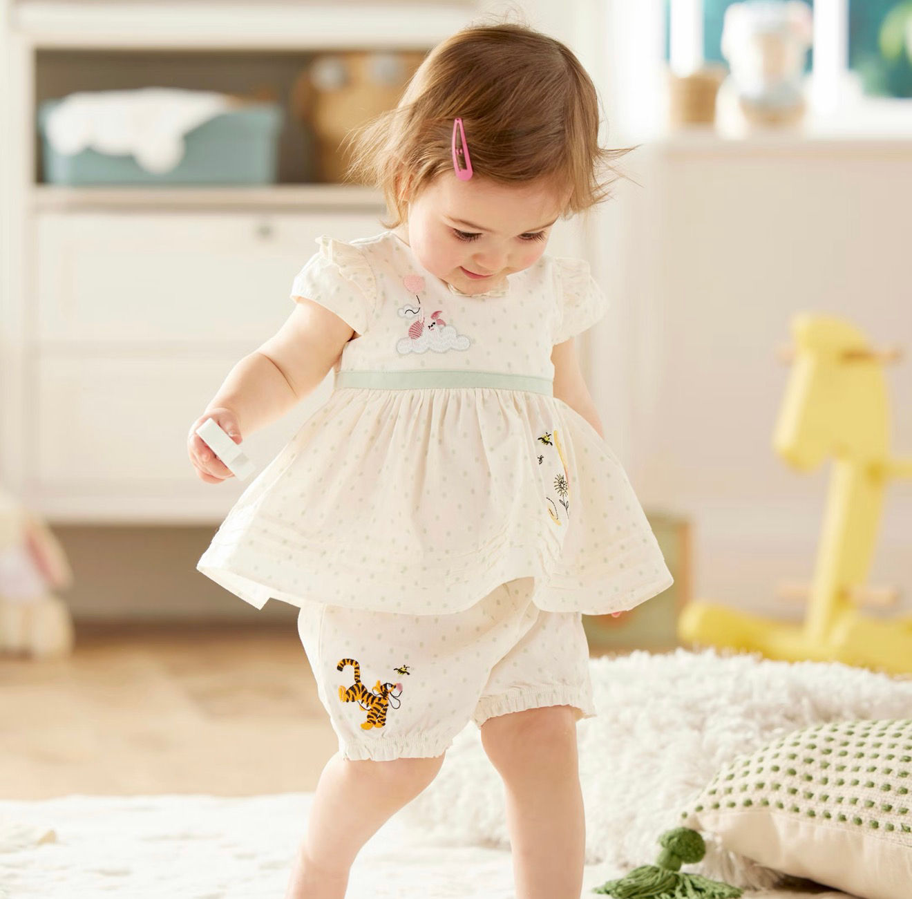 Winnie Pooh und Freunde Baby-Set aus Oberteil und Höschen