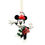 Miniature : Ornement de Noël Minnie Mouse vintage années 60, pendentif Père Noël, 11 cm