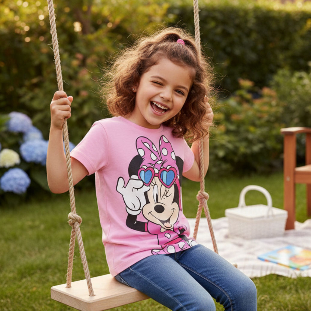 Minnie Mouse Sonnenbrille - T-Shirt für Kinder