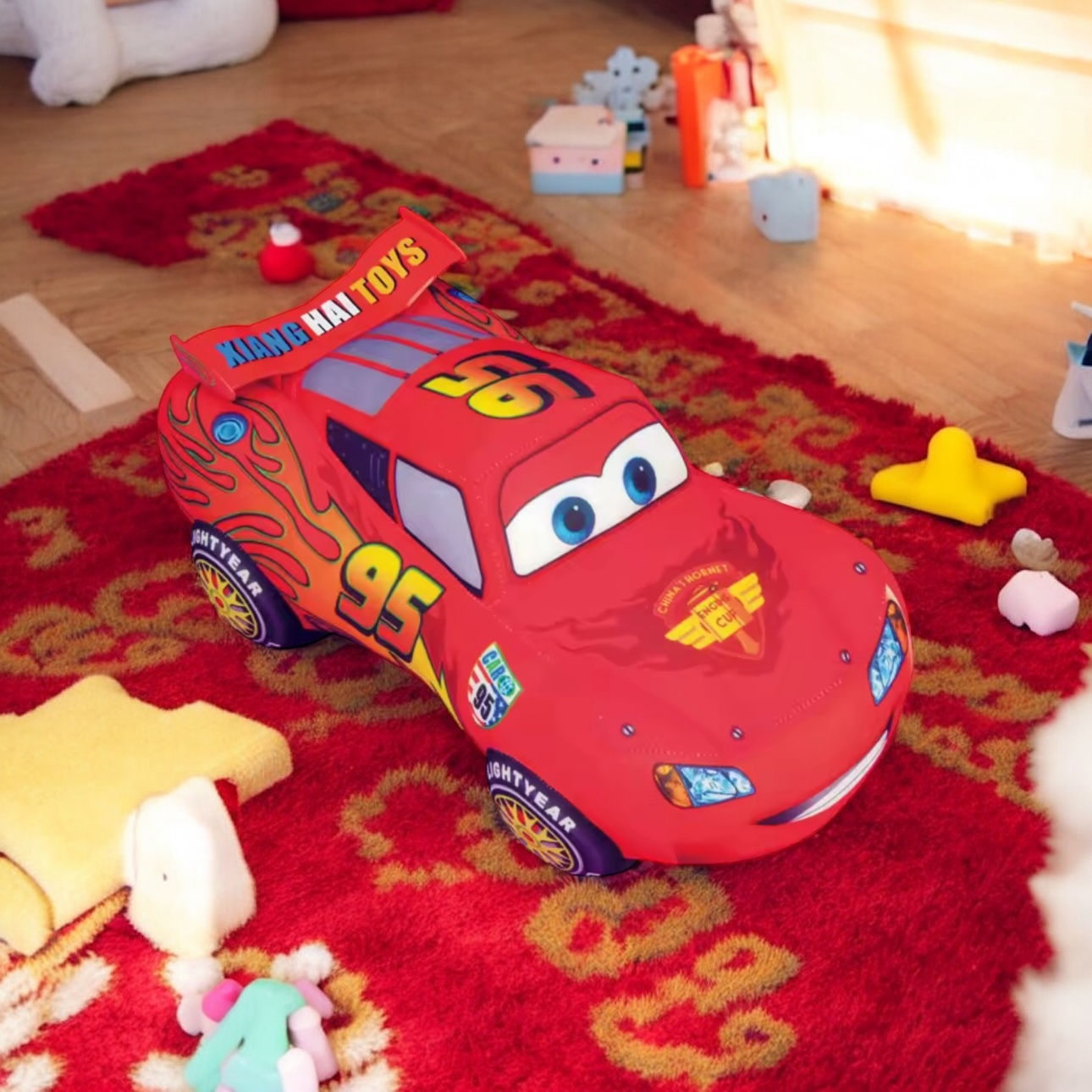 Cars 3D Kuscheltier McQueen Auto 17cm 