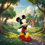 Miniature : Mickey Mouse  - Walking 3D Statue - Indoor/Outdoor  Edition 