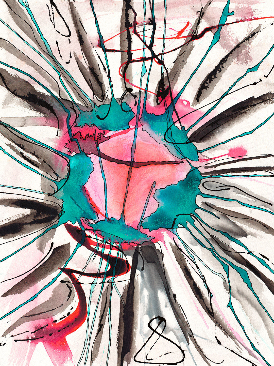 inside affected | original painting