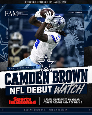 Camden Brown Could Make NFL Debut as Sports Illustrated Highlights Cowboys Rookie