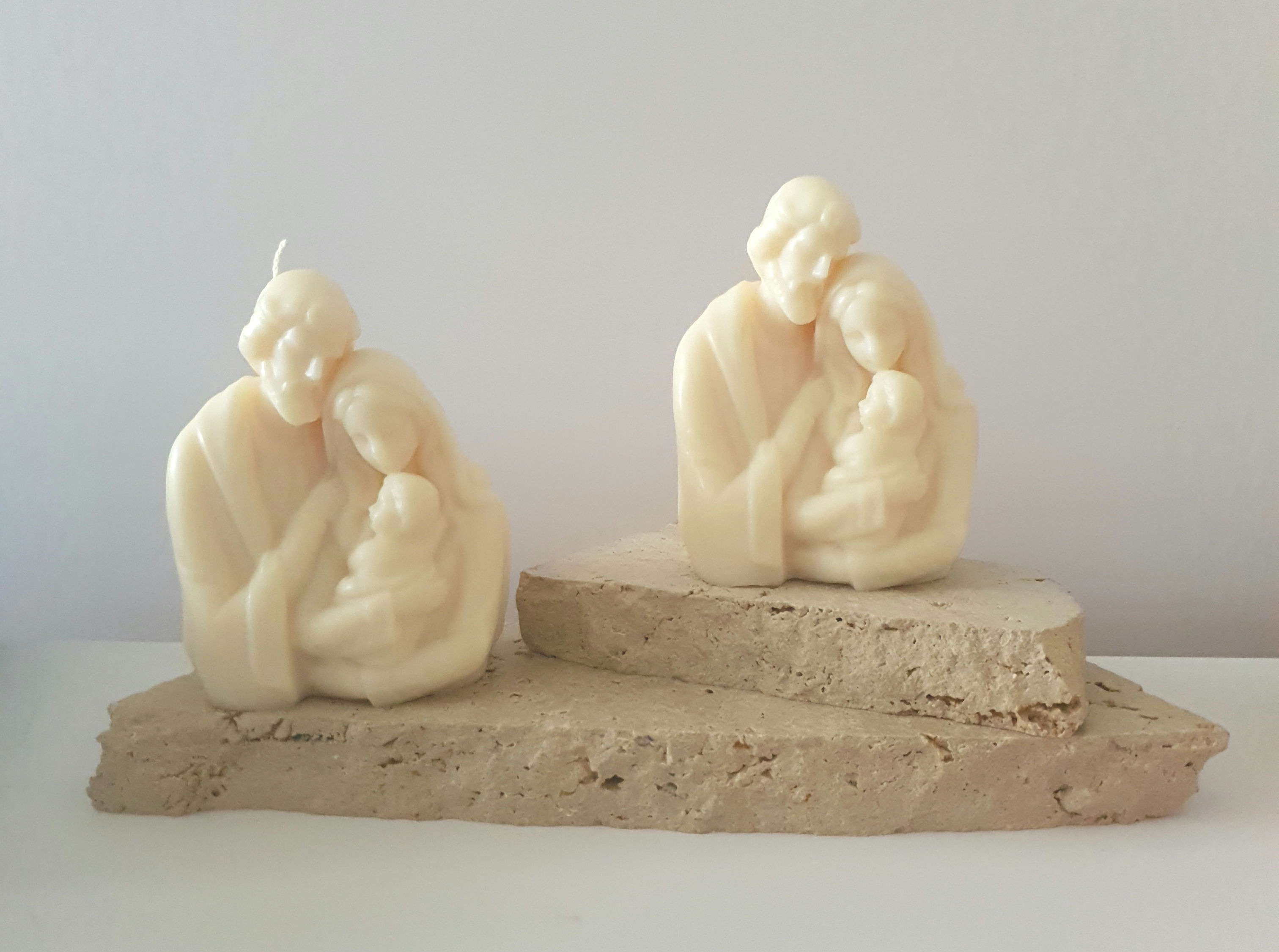 Religious Family Candle