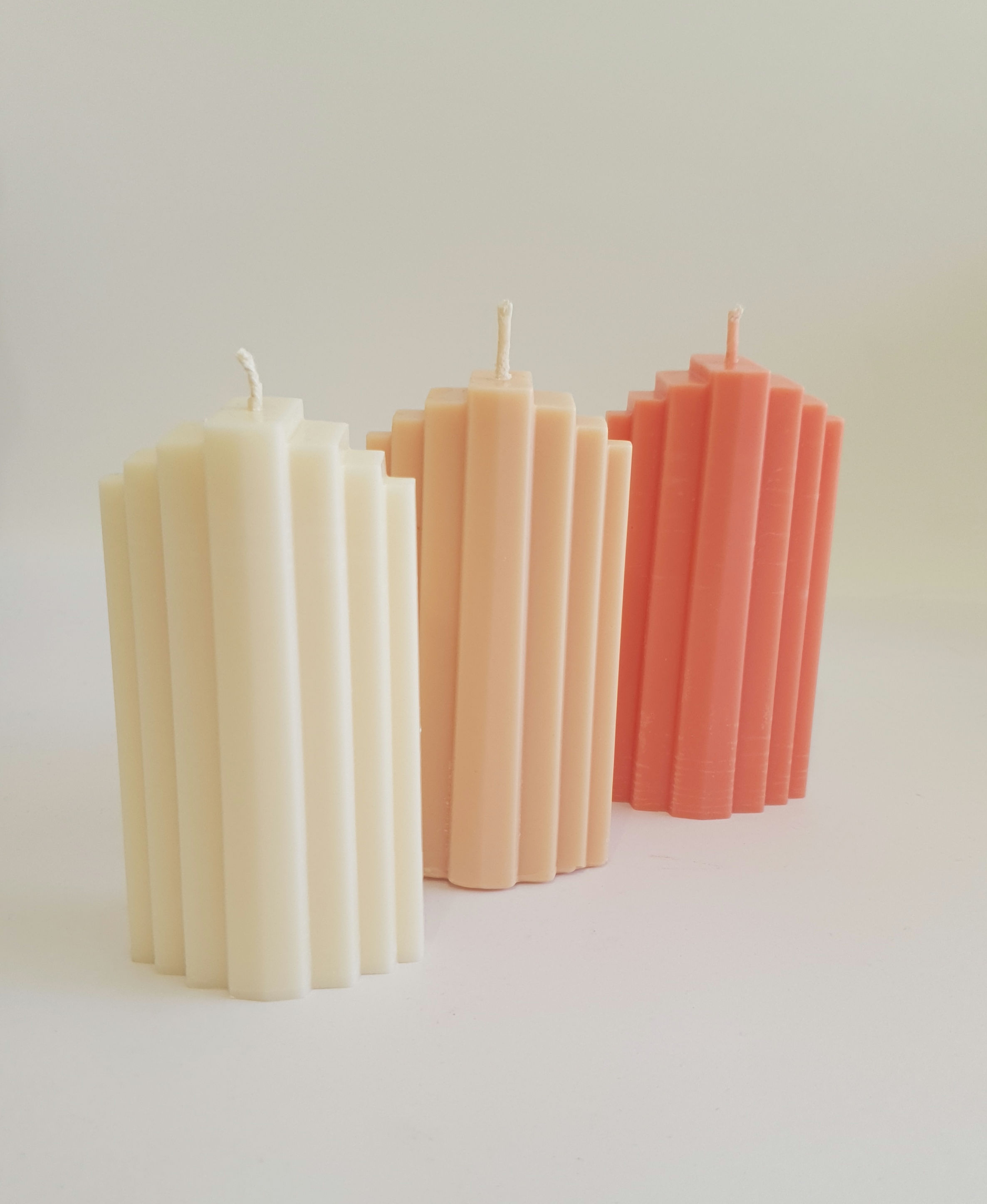 Step Pillar Candle