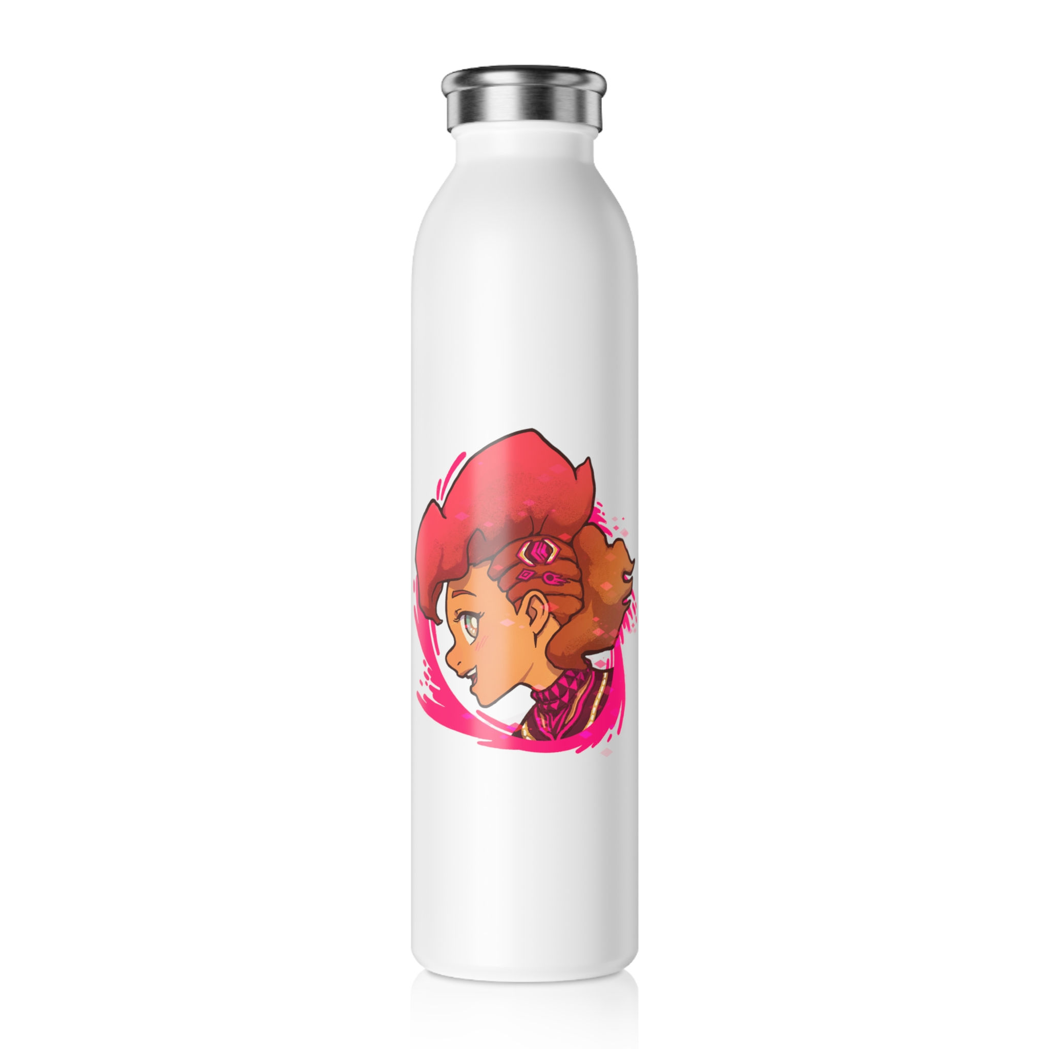 Kayla Portrait Slim Stainless Steel Water Bottle