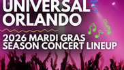Universal Orlando - 2026 Mardi Gras Season Concert Lineup