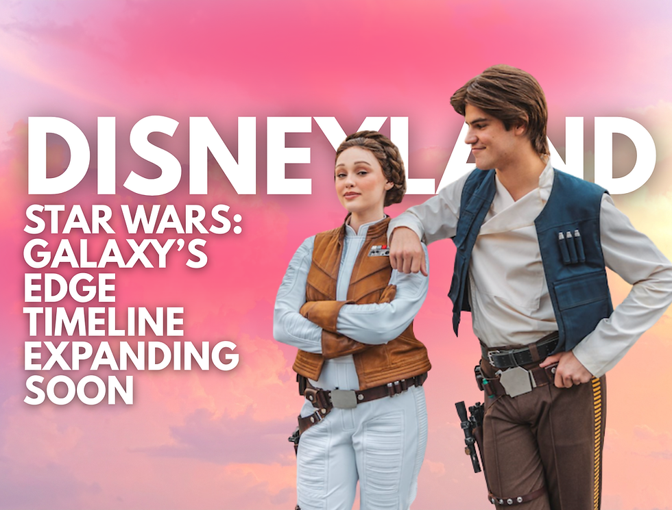 Disneyland - Star Wars: Galaxy’s Edge Timeline Expanding Soon