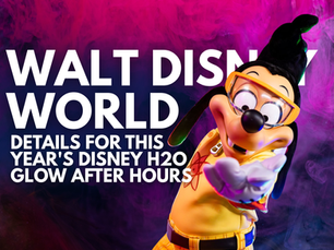 Walt Disney World - Details for This Year's Disney H2O Glow After Hours