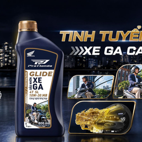 Honda Việt Nam giới thiệu dầu nhờn Pro Honda GLIDE mới dành cho xe tay ga cao cấp