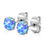 サムネイル： Blue Opal Stud Earrings