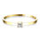 サムネイル： Yellow Gold Square Diamond Hinge Bangle