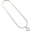Thumbnail: Diamond Filigree Heart Silver Stainless Steel Necklace