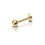 サムネイル： YELLOW GOLD IP LABRET TRAGUS MONROE LIP STUD