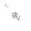 サムネイル： CLEAR DAISY CZ FLOWER NOSE PIERCING L SHAPED STUD
