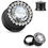 サムネイル： SIMULATED DIAMOND BLACK SCREW FLESH TUNNEL PLUG SPACER EARLET