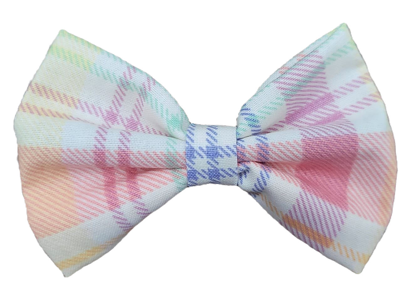 Summer Plaid Bow with Barrette