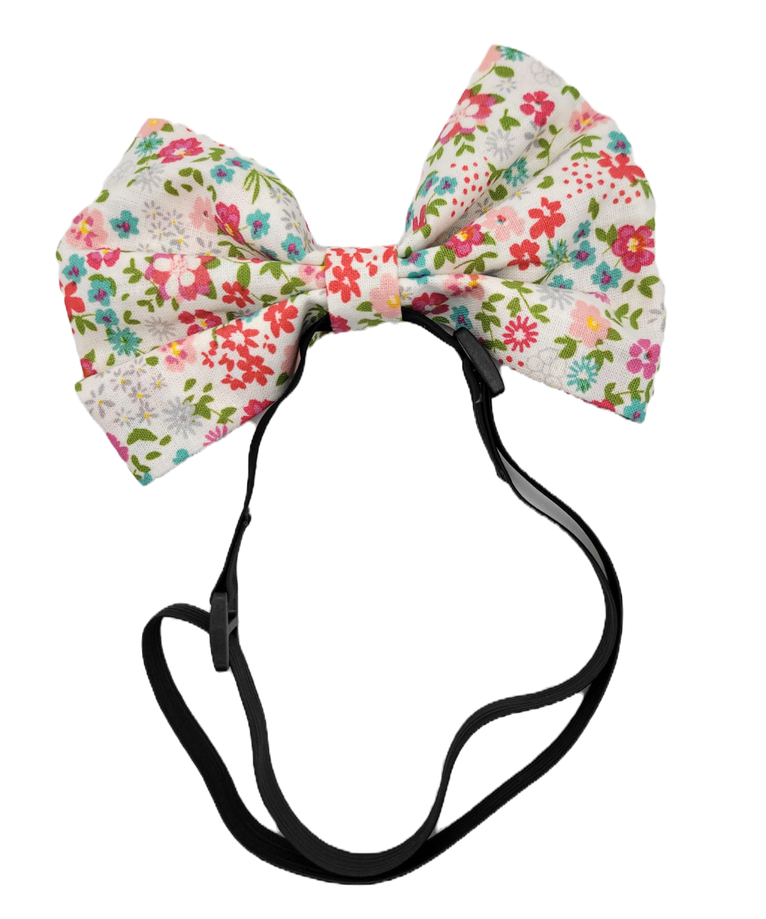MINI FLORAL - Headband with Single XL Bow