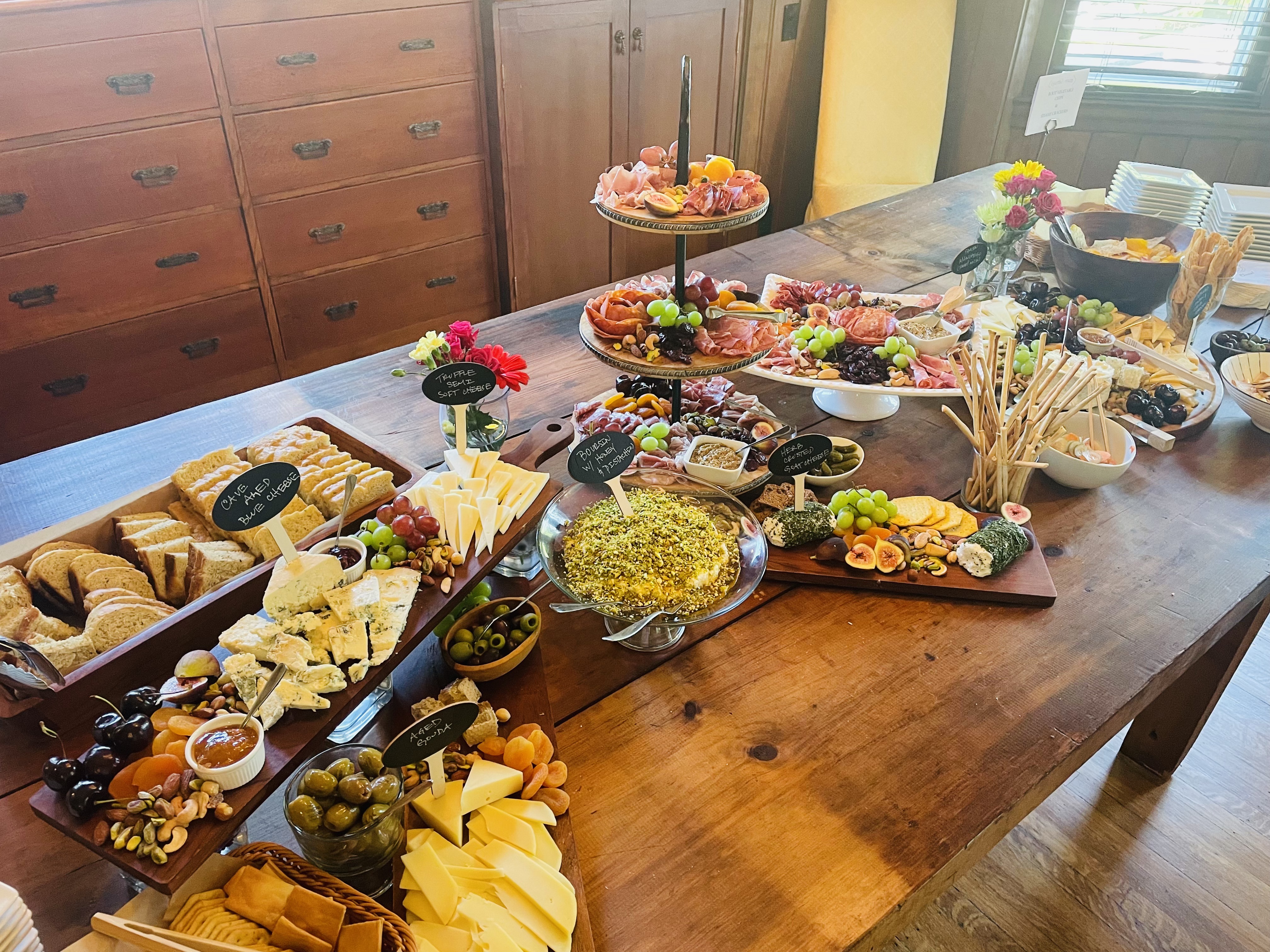 Arranged Food and Objects