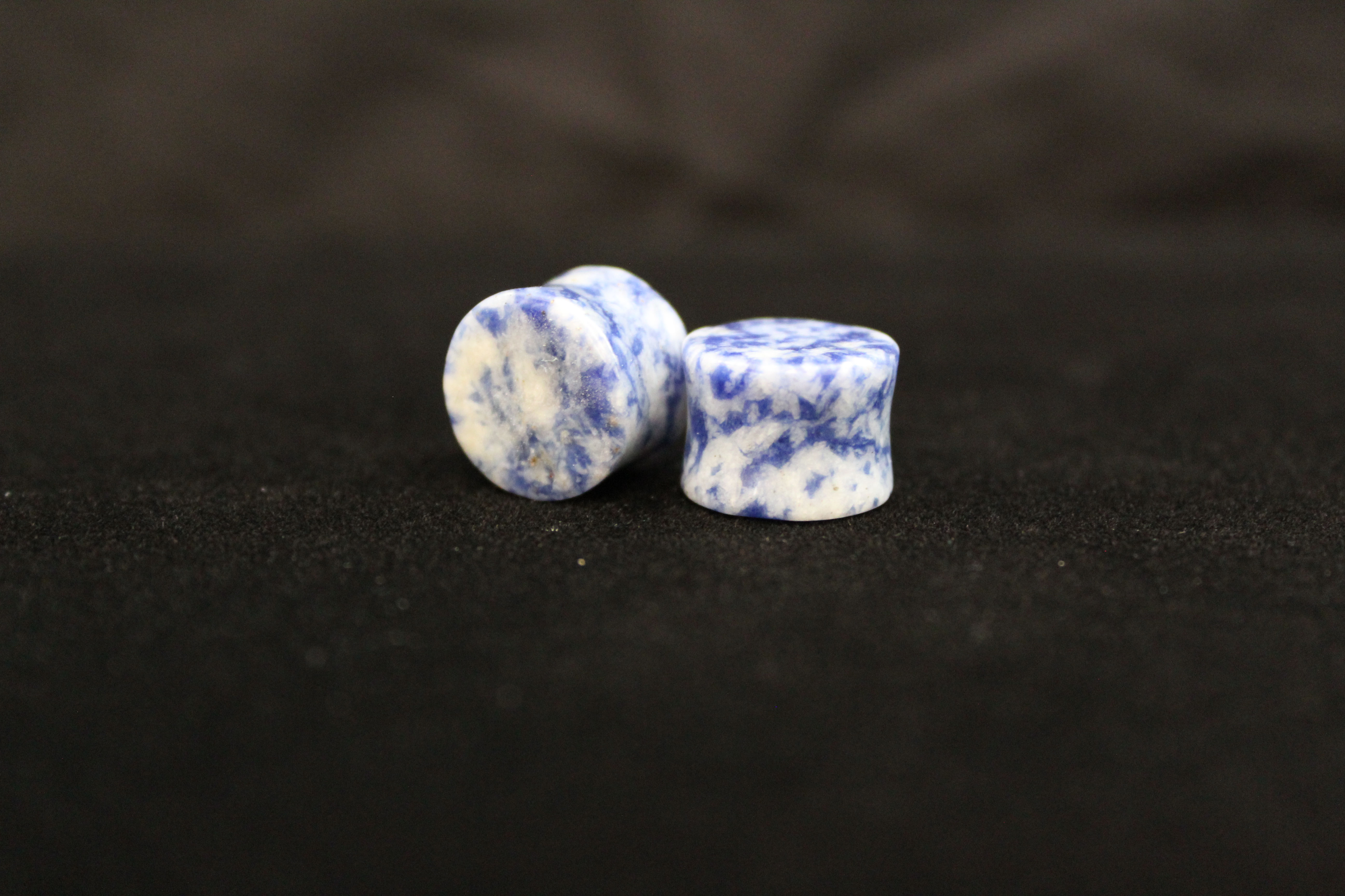 Blue Spot Jasper Plugs