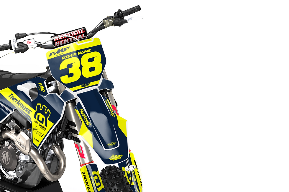 Thumbnail: Husqvarna Motocross Graphics Kit Dirt Bike Husqvarna FC TC FE TE - Nocl Nevy