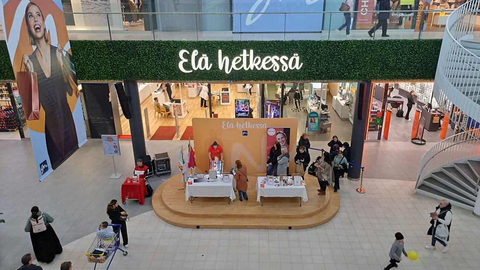 Hehkumpi värianalyysi tapahtumassa