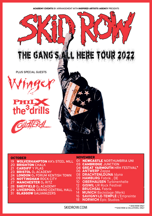 UK/EUROPE TOUR ANNOUNCED