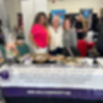 Resha Sabti candidate profile at Langley Human Dignity Coalition booth.