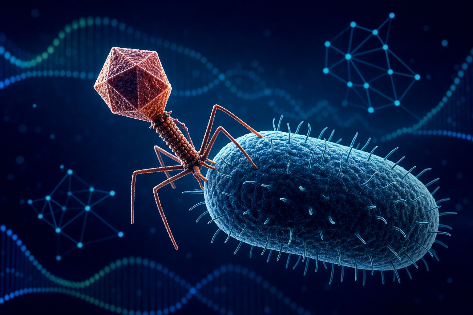 How AI Was Used to Design New Bacteria-Killing Viruses