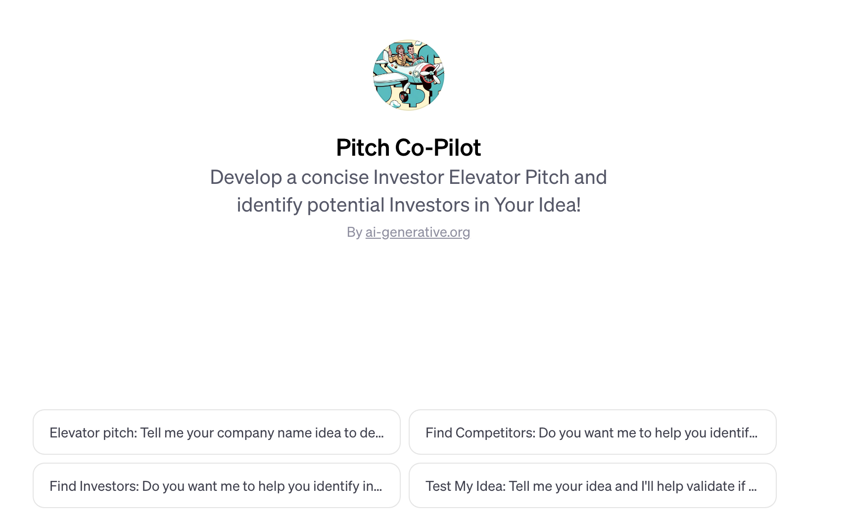 How to Develop a Killer Startup Pitch & Find Investors Using Generative AI & OpenAI’s GPTs Feature