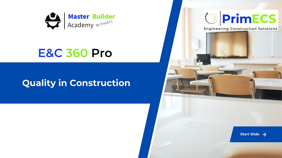 Quality in Construction 