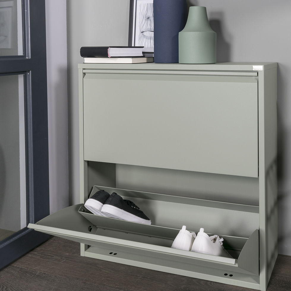 Thumbnail: BILLY 2 Schoenenkast - Dusty Green