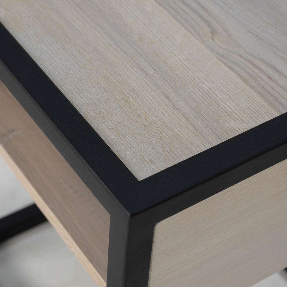 Thumbnail: DIVA ONE-NIGHTSTAND Nachtkast - White Sand / Zwart