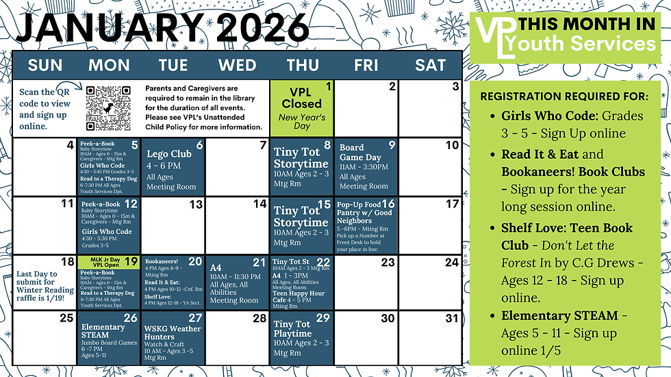 January has all your VPL favorites!