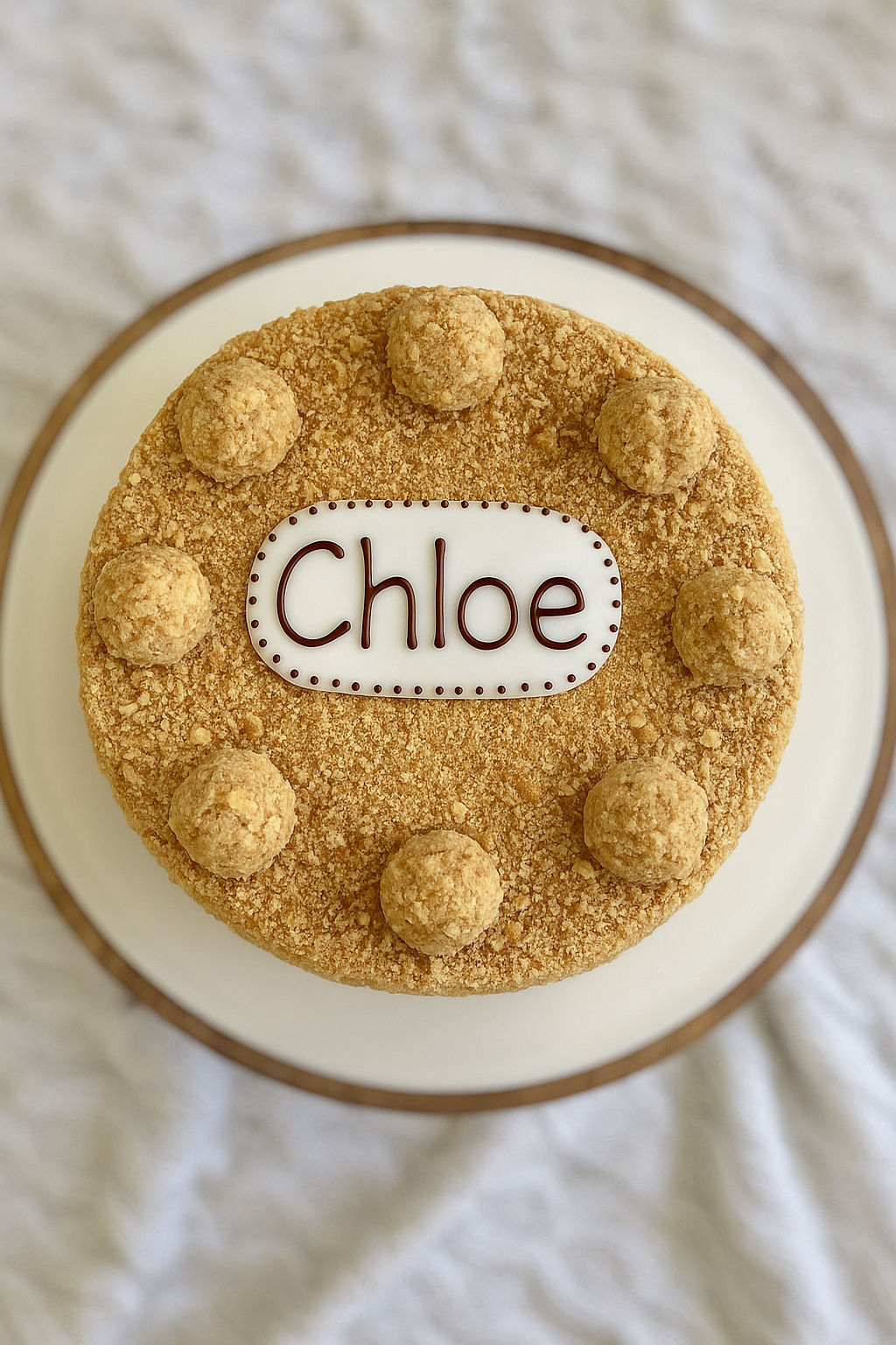 Personalised Medovnik with 8x balls 