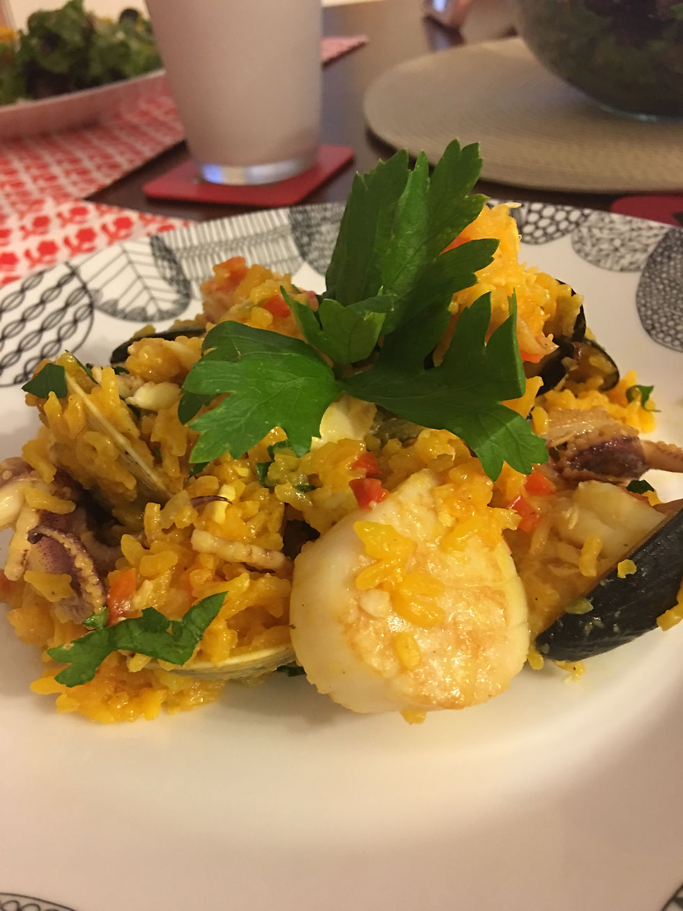 Spanish Seafood Paella