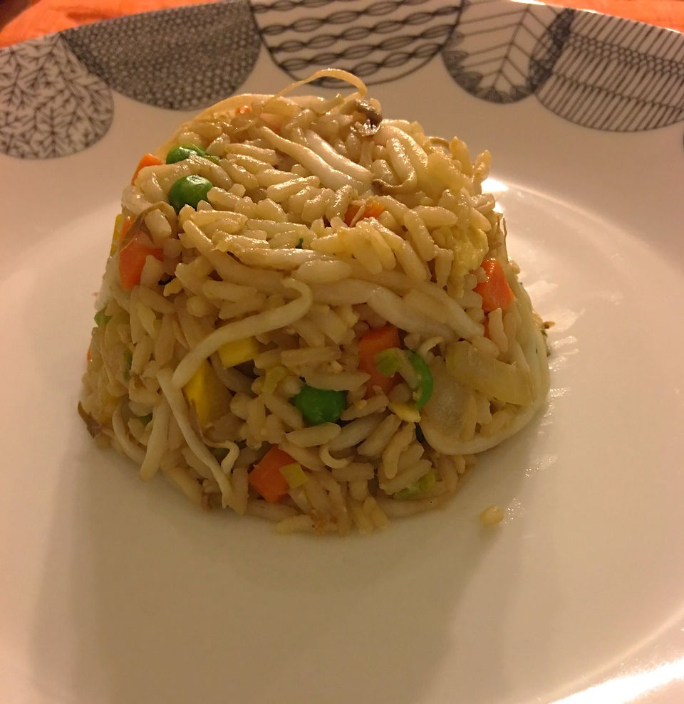 Healthy veggie fried rice