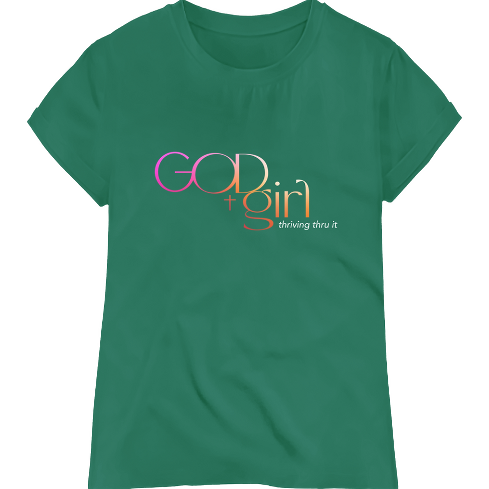Thumbnail: God + Girl T-Shirt Black