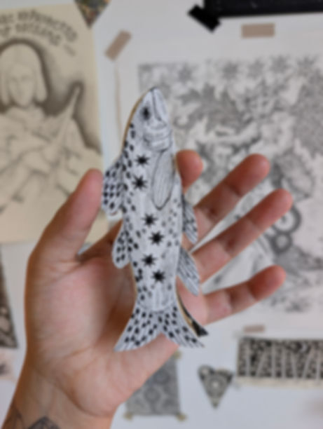 BUNDLE Fish Book Digital Print + Template