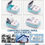 Thumbnail: Mini Photo Printer, Thermal Label Printer With Usb Recharge Portable BT Wireless