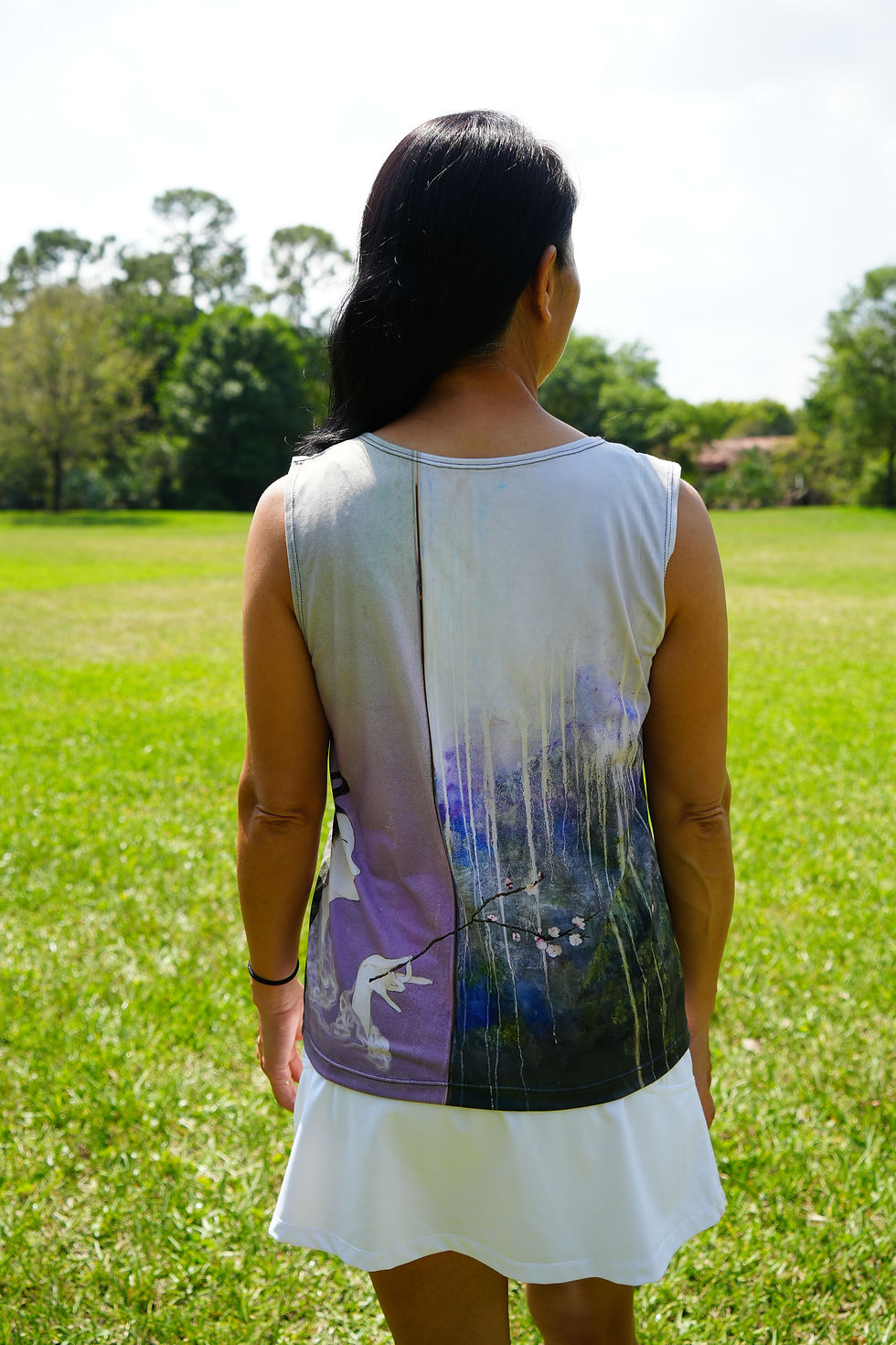 Thumbnail: Flower Viewing Girl Tank Top