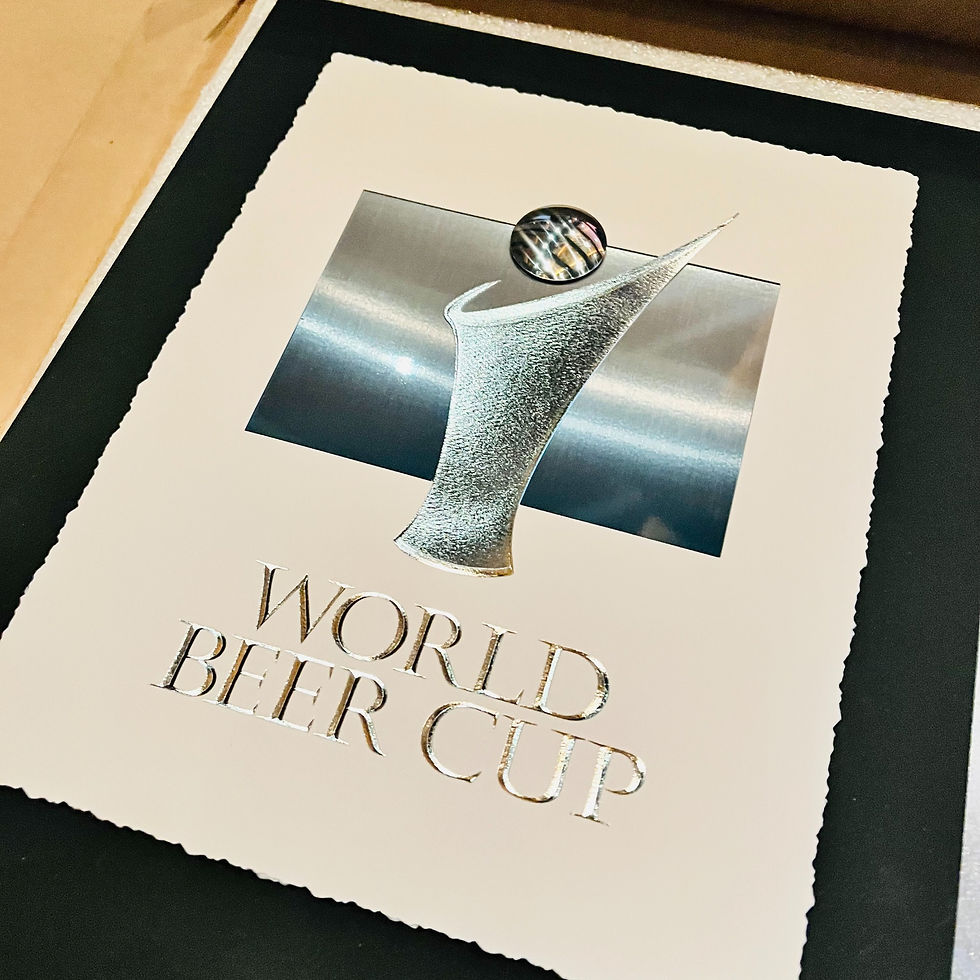 A World Beer Cup Trophy