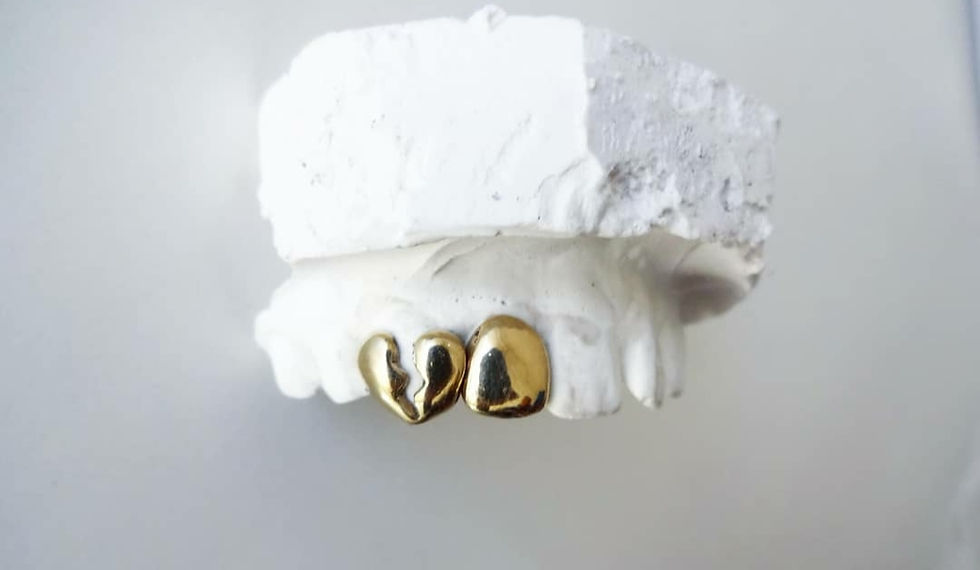 Miniature : Grillz Formes Simples et Lettres personnalisées au choix Argenté ou Doré