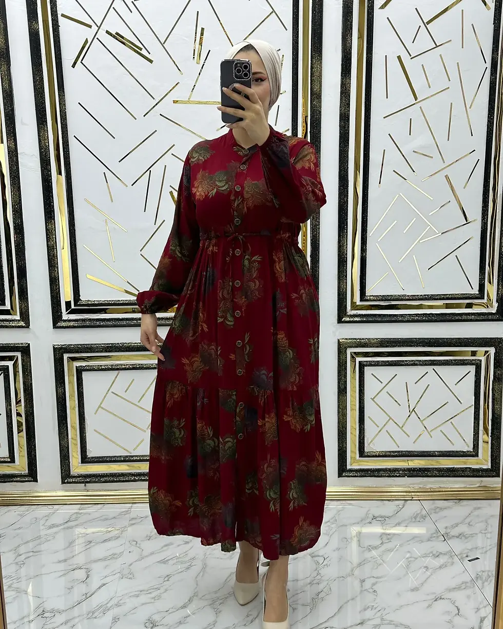 Küçük resim: 🌺🌺Defne Viskon Elbise🌺🌺

🪷