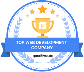 Goodfirm badge top web dev 2024